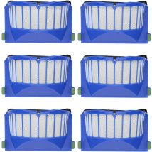 Lokiua - 6 Pack Replacement Filters For Irobot Roomba 600 605 610 620 630 650 660 Vacuum Cleaner