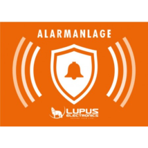 Aufkleber: Alarmanlage
