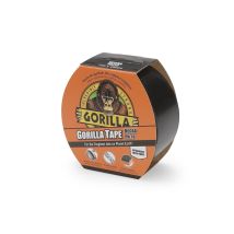 Cinta adhesiva de doble cara Gorilla 11 m x 48 mm, color negro – Extra fuerte y resistente para bricolaje