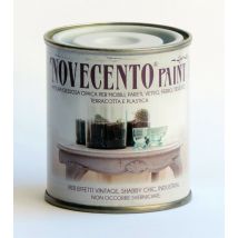 Cera Novecento - Pittura Gessosa Opaca Shabby Chic Per Mobili Pareti Vetro Gesso Novecento Paint - Formato: 125 Ml - Colore: Senape