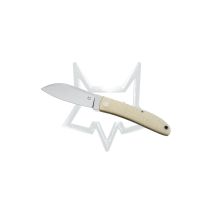 Coltello Chiudibile Fox Livri,acciaio Inossidabile M390,micarta Naturale Hdl