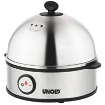 Edel Cuociuova Spia Luminosa, Senza Bpa Acciaio Inox, Nero - Unold