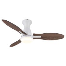 GLOBO LIGHTING – Ceiling Fan 107cm with LED Lighting & Remote Control – 22W LED, 6 Speeds, Reversible Blades, 35dB