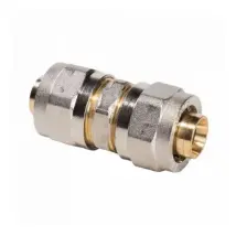 Raccordo Diritto Tre Pezzi Intermedio A Stringere Cromato Ø16 Mod. 703l Ape Raccorderia