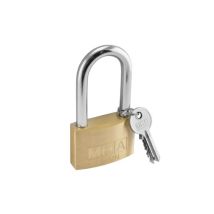 Lucchetto Con Arco Lungo In Ottone E Chiave Uguale - 40 Mm, Mha