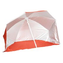 NEKA Strandsonnenschirm 160 cm – 8 Stahlrippen – UV-Schutz 50+ – Robuste Konstruktion – Vielseitig für Garten, Balkon, Terrasse