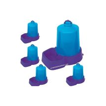 Suinga - Bebedero Botella Perros Gatos Animales Fabricado En Plastico 8 Litros, 25x34 H. Cm (pack 5)