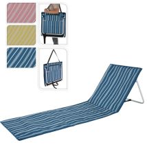 Cama esterilla 158 x 53,5 cm metálica y de nailon – colores surtidos