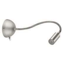 Wandleuchte Lesertilt Olvas Led Smd 3w 240lm Cri80 3000k 35o Satin-nickel