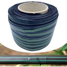 Atp - Manichetta Gocciolante 'pluvio' 16 Mm Passo 20 Cm, Tubo Piatto Per Irrigazione A Goccia, 2 Litri/ora, 8 Mils, Bobina Da 100 Metri - Made In 