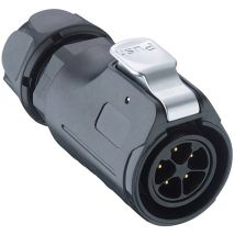 Lutronic 0252 05 Rundsteckverbinder Stecker, Gerade Gesamtpolzahl: 5 1 St.