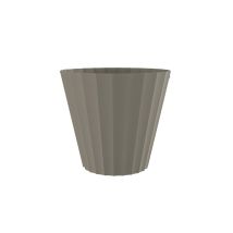 Pentola Ad Iniezione Doric Color Tortora Ø26x23cm