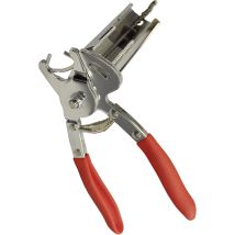 Regur 60720 Spezialzange – Zaunringzange mit schwenkbarem Magazin – 25 Ringe pro Ladung – dreieckige Ausformung