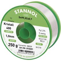 Ecology Tc Stagno Senza Piombo Bobina Sn99,3cu0,7 Rel0 250 G 1 Mm - Stannol