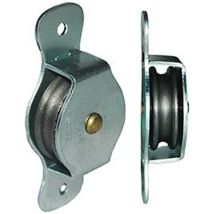 HBS Seitenrolle Nr. 495 – 60mm – Grauguss – Bandstahl – max. Belastung 18kg – Nuttiefe 5mm – Nutenweite 8mm