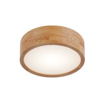 Lamkur Lighting - Lamkur Round Zylindrische Deckenleuchte Eiche, 1x E27