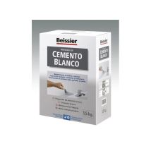 Aguaplast - Cemento Blanco 1.5kg Reparación Fijación Azulejos Interior Exterior Beissier