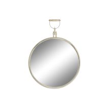 Fijalo – Espejo de pie envejecido blanco 59 cm x 3 cm x 78 cm – Metal