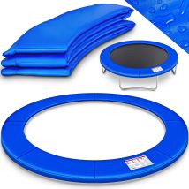 Kiduku - Trampolin Randabdeckung Blau Ø427 Cm Federabdeckung Reißfest Randschutz