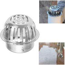 Protezioni Per Grondaie - Protezione Per Foglie Di Grondaia - Protezione Per Foglie In Acciaio Inox Per Grondaie - 100 Mm - Protezione Per Foglie - 