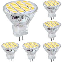 [mai Utilizzato]lampadine Led Mr11 Gu4 Da 3w, Luce Bianca Positiva 6500k, Non Dimmerabili, Lampadine Spot Led Gu4, Equivalenti A 25-35w Alogene, 350lm