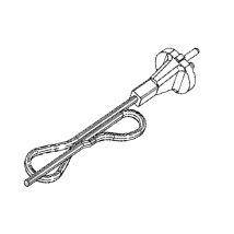 Moulinex Ersatzteil – Weißes Kabel für Küchenmaschinen – Kompatibel mit Tefal, Krups – Modellnummer MS-0A19001