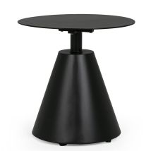 Tavolino Da Caffe "aloha" Per Lettino Da Esterno E Giardino Ø 50 Cm In Alluminio -verde