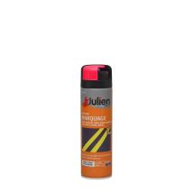 Julien - Peinture Aérosol Pour Marquage - Mat Rouge Fluo - 500 Ml