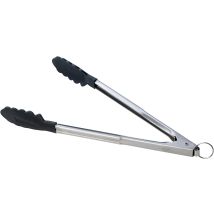 Pinzas de cocina y barbacoa – Acero inoxidable – Silicona