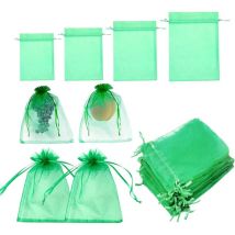 Sunxury – Pack Of 100 Fruit Protection Bags – 4 Sizes – Bird And Insect Nets – Durable Organza – Protects Grapes And Vegetables