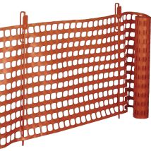 Lunghezza Recinzione Di Sicurezza Termoplasta 50 M Altezza 1 M Traffico Arancione 6 Kg Wem