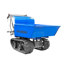 Hyundai 196cc 300kg Petrol Tracked Mini Dumper Power Barrow Transporter