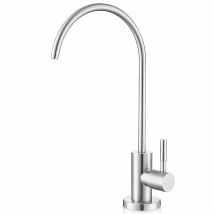 Robinet En Acier Inoxydable Sus304 Pour Eau Filtrée – Nickel Brossé, Pivotant À 360°, Sans Plomb