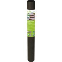 Premium Garden - Toldo Anti Malezas 1x15m, 90g/m2, Gris Oscuro