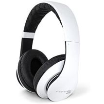 Fantec Shp-3 Headband Binaural Wired Black, Color White - Kopfhörer (kabelgebunden, Kopfbügel, Binaural, Circumaural, 106 Db, Schwarz, Weiß)