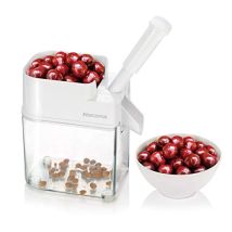 Tescoma – Snocciola ciliegie a pressione – Plastica e acciaio inox – Dimensioni: 15x27cm