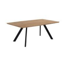Mesa De Comedor Moderna De Madera 160x90cm Para 8 Personas Torrance
