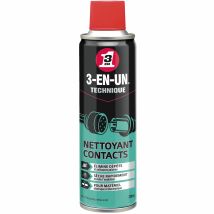 WD-40 Kontaktreiniger Spray 3 in 1 250 ml Anti-Oxidation rückstandsfrei kompatibel mit Metallen Kunststoffen Gummi