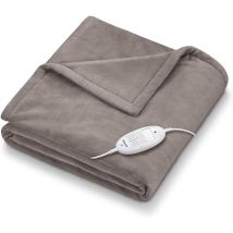 River - Beurer Hd75 Heizdecke 100 W Taupe, Grau
