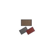 Teppich-Fußmatte 60 x 90 cm Rot gestreift Ideal für Eingangsbereich GEMITEX