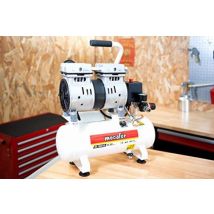 Mecafer - Compressore Silenzioso - 425513 - 6l - 0,5hp - Grigio