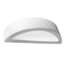 Aplique de cerámica Atena – 40,5 cm – 14,5 cm – 10 cm – E27 – 15W LED – Estilo moderno – Color blanco