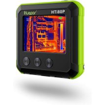 Huepar - Caméra Thermique Infrarouge De Poche (ne Pas Mesurer La Fièvre Humaine), Caméra D'Imagerie Thermique Industriel -10+400 °C, Résolution 80x60,