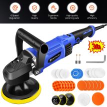 Dayplus - 125mm/150mm/180mm Exzenter Poliermaschine Politur Set Polierschwamm Zubehörset
