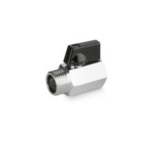 Mini-kugelhahn Chrom Poliert Anschluss 1/2" Apm 2350 N 015 1/2"