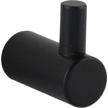Technik Team - Mantelhaken Ersa Garderobenhaken - Breite 16mm, Höhe 31mm, Stahl Schwarz Matt