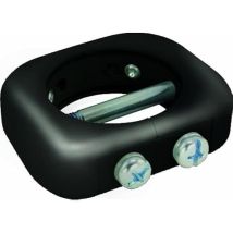 Collier Zubehör - Beste Preis Quadrat - Bt7052/b - Schwarz - Für Stangen Mit 50 Mm - Kunststoff