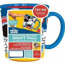 Taza Antivuelco De Plástico 410 Ml De Mickey Mouse