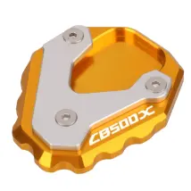 (gold-a) Compatible Avec La Béquille Latérale De Moto Honda Cb500x Cb 500x 2019-2023 - Plaque De Support Et Extension Maxpower