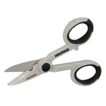 Forbici da Elettricista 140 mm – Manico in TPR – Lame in acciaio inossidabile – Ergonomiche e leggere
